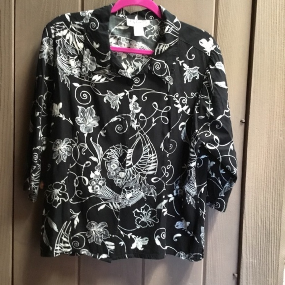 Key Lime Pie elegant black/white shirt